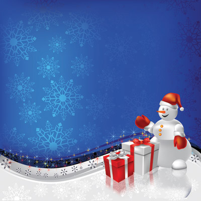 free vector Christmas element vector and background